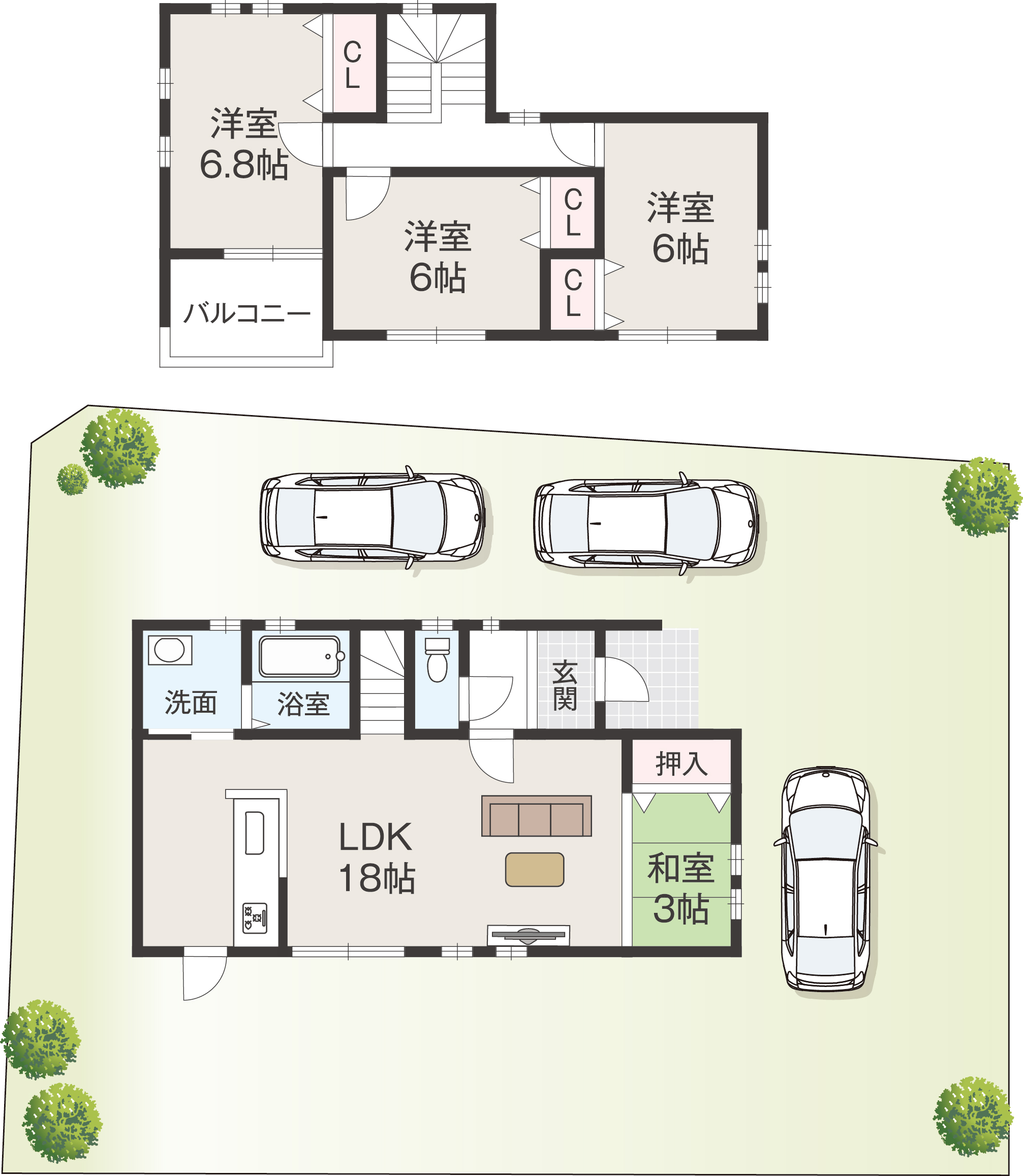 2号地30坪敷地有り